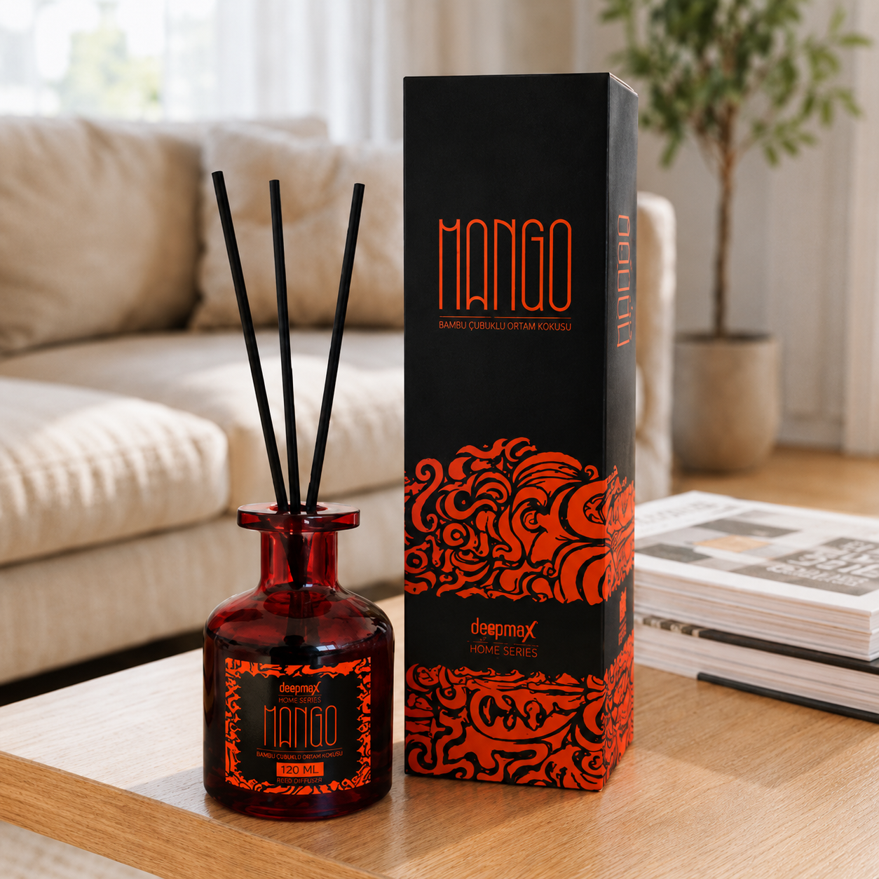 Mango Ortam Kokusu Bambu Çubuklu- 120 ml