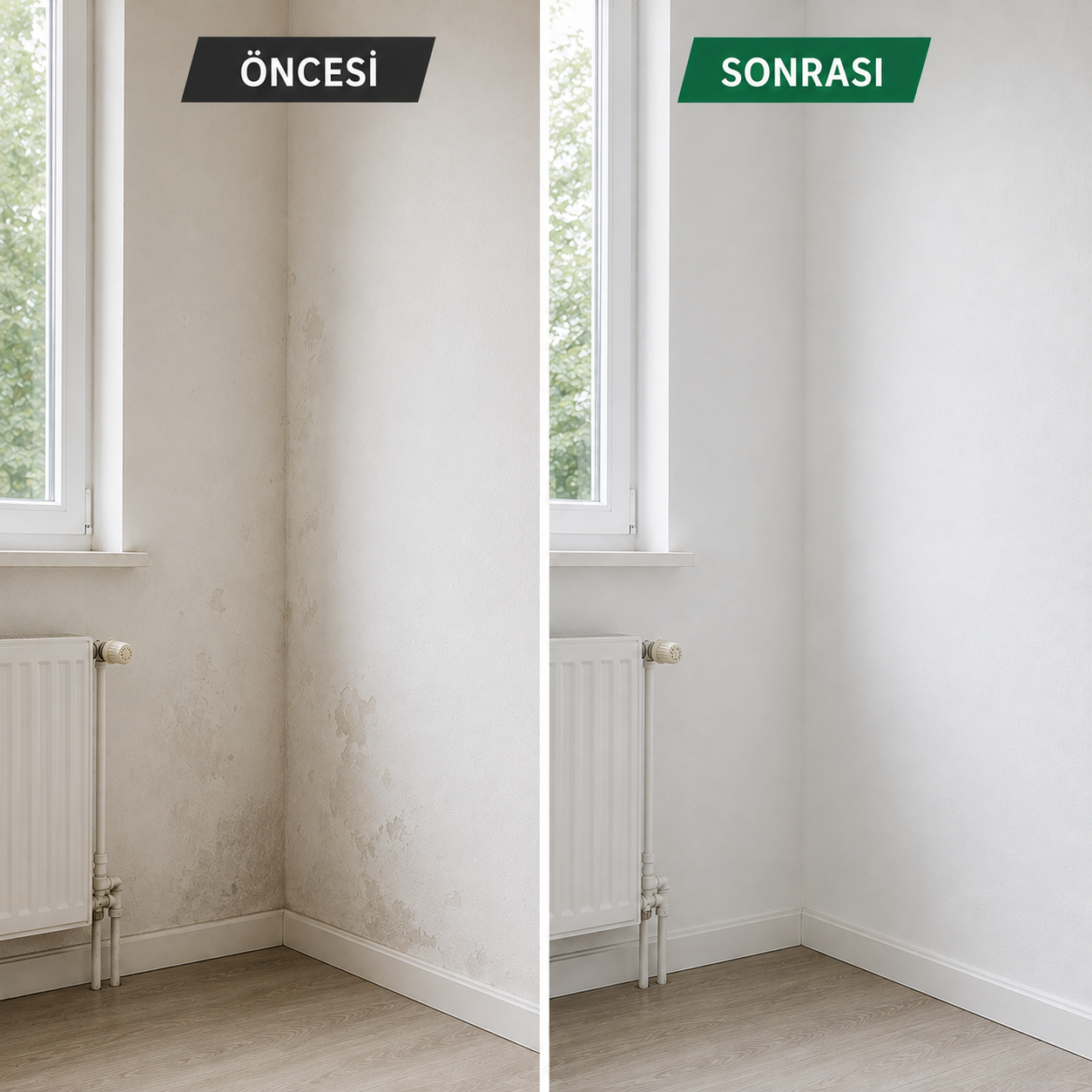 Nem & Rutubet Önleyici Duvar Boyası