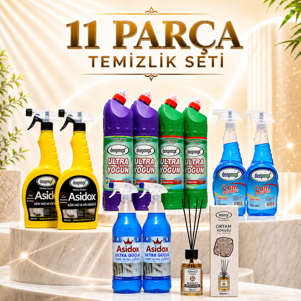 EV TEMİZLİĞİNİN GÜÇLÜ EKİBİ – 11 PARÇA