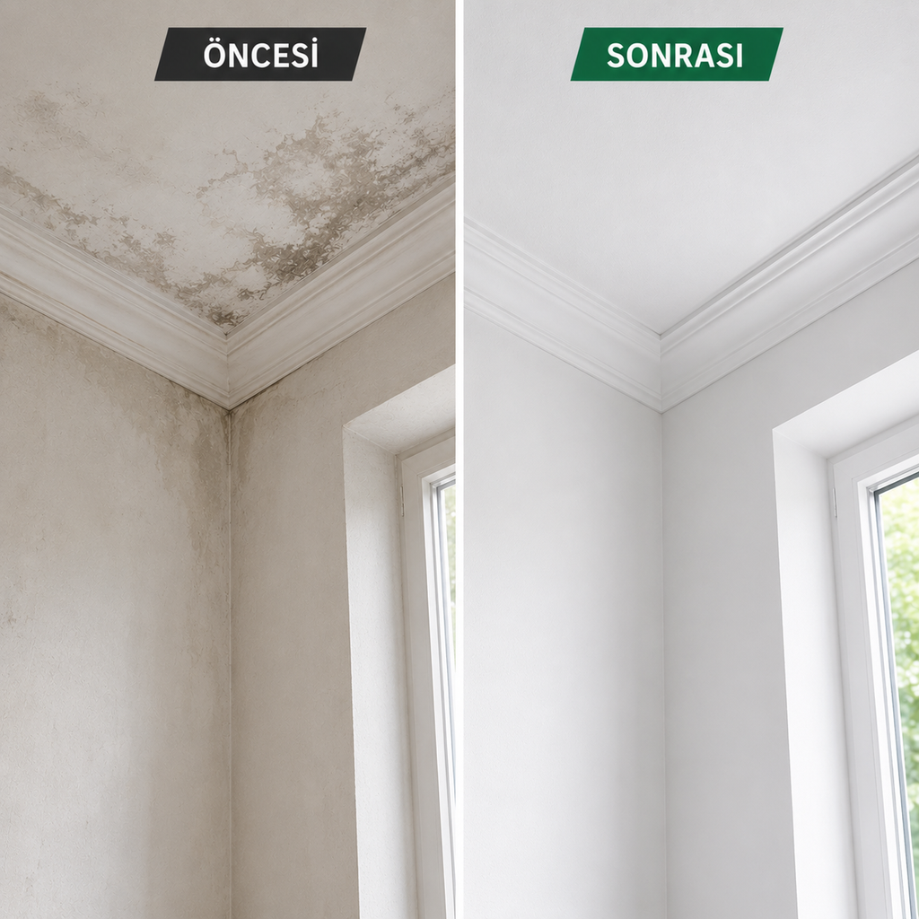 Nem & Rutubet Önleyici Duvar Boyası