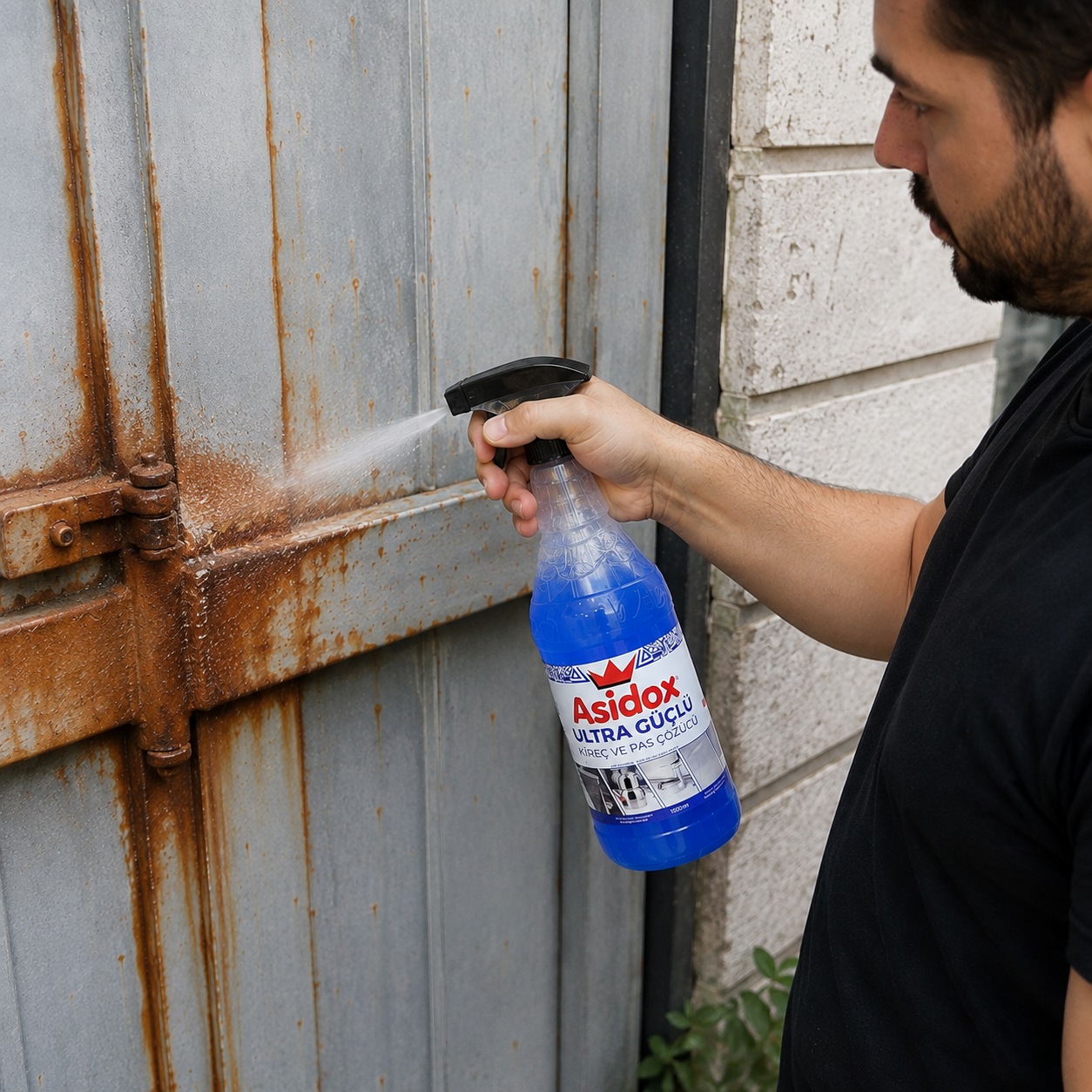 ASİDOX ULTRA GÜÇLÜ OVALAMA GEREKTİRMEYEN KİREÇ VE PAS ÇÖZÜCÜ-1000ml