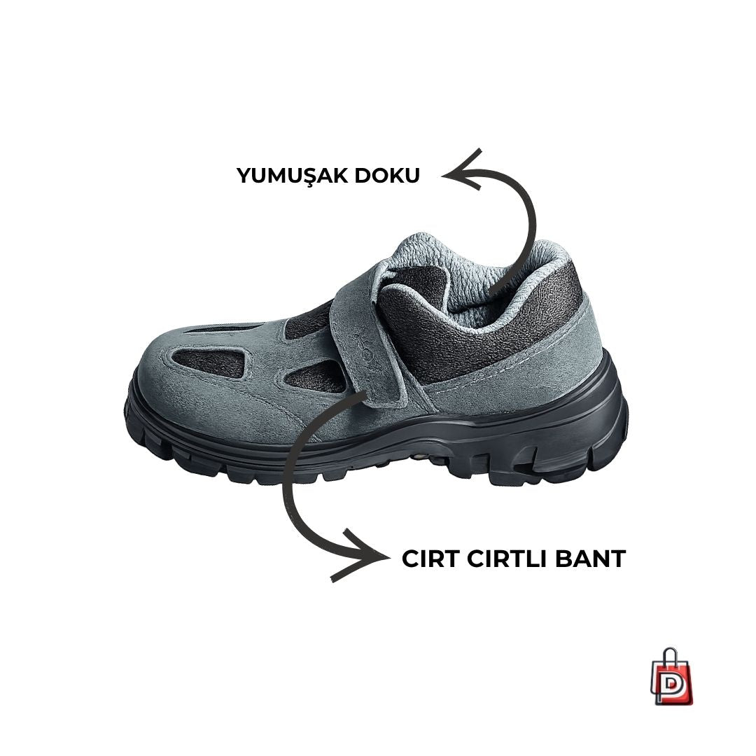 KAVI Çelik Burunlu İş Güvenlik Ayakkabısı | Kaymaz Taban ve Dayanıklı