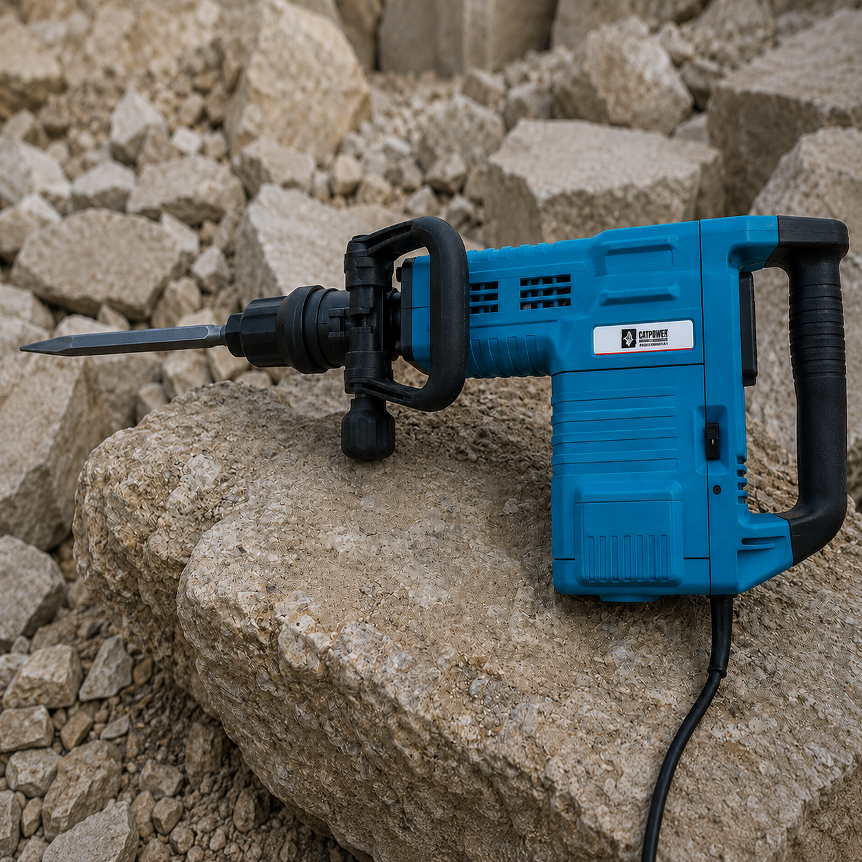 CATPOWER 7911 Profesyonel 1500W Elektrikli Kırıcı – Beton ve Duvar İçin Yüksek Darbe Gücü
