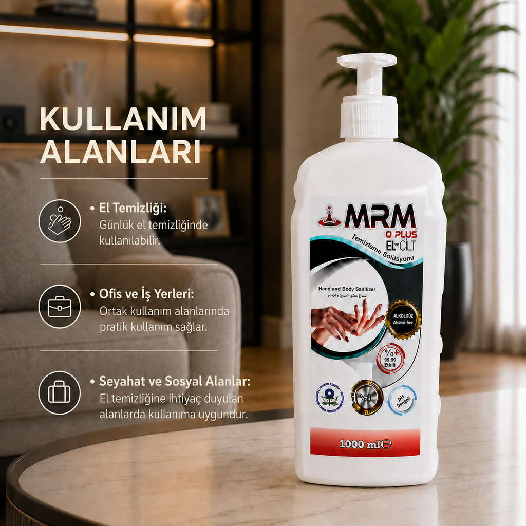 El ve Cilt Temizleme Solüsyonu 1000 ml