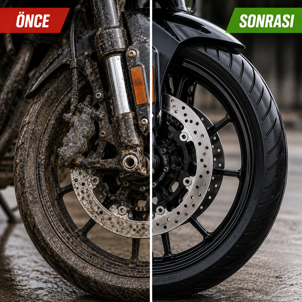 PROFESYONEL JANT & MOTOR TEMİZLEYİCİ Yağ • Fren Tozu • Yol Kirine Güçlü Etki - 5Kg