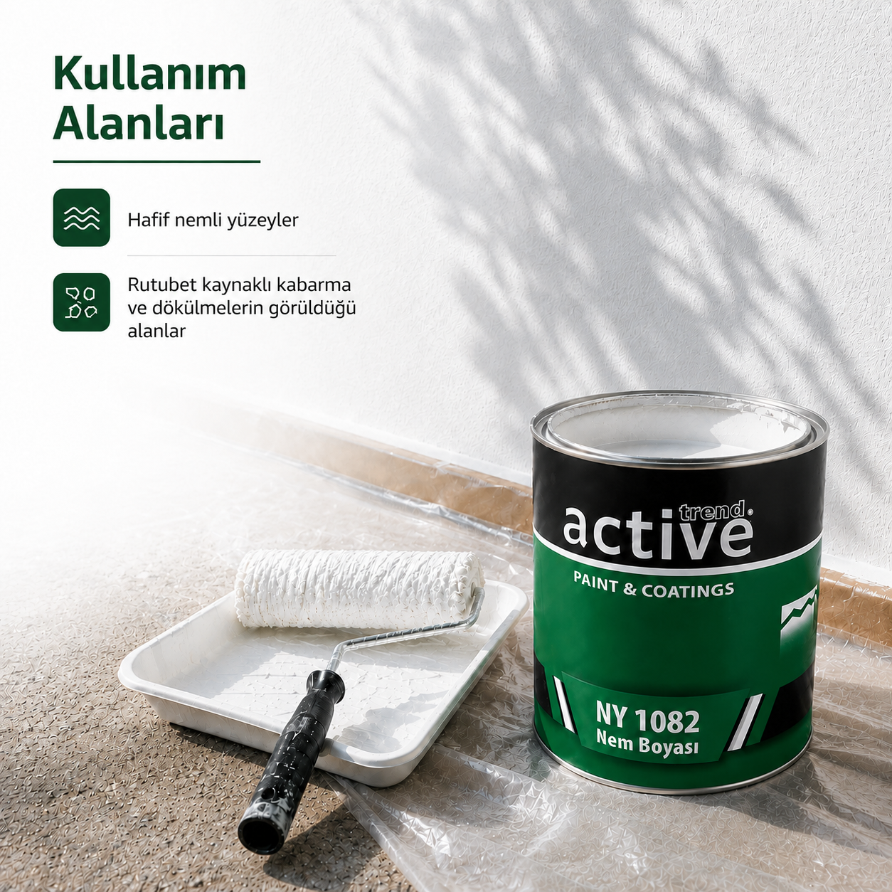 Nem & Rutubet Önleyici Duvar Boyası