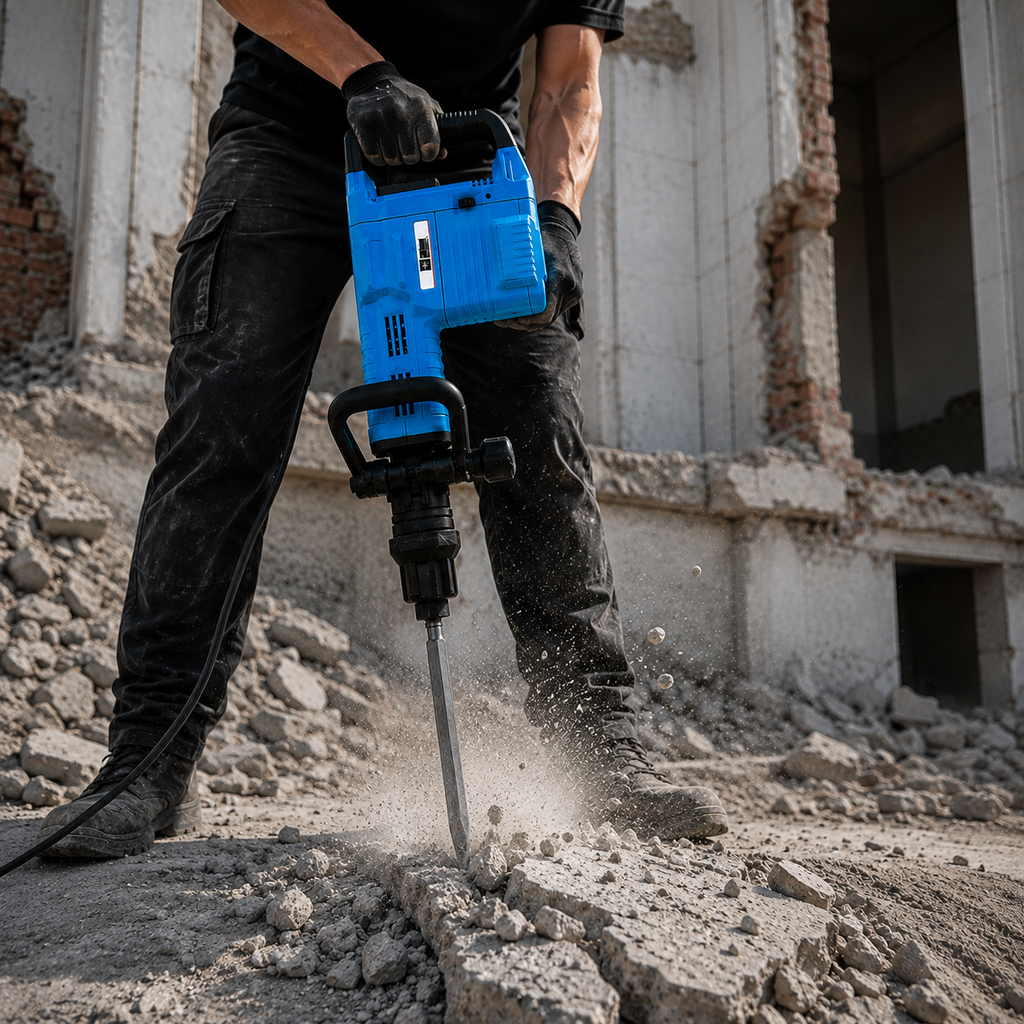 CATPOWER 7911 Profesyonel 1500W Elektrikli Kırıcı – Beton ve Duvar İçin Yüksek Darbe Gücü