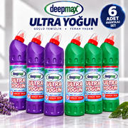 Ultra Yoğun Çamaşır Suyu 6’lı Avantaj Seti – 3 Lavanta Tazeliği + 3 Klasik, 810 Gr