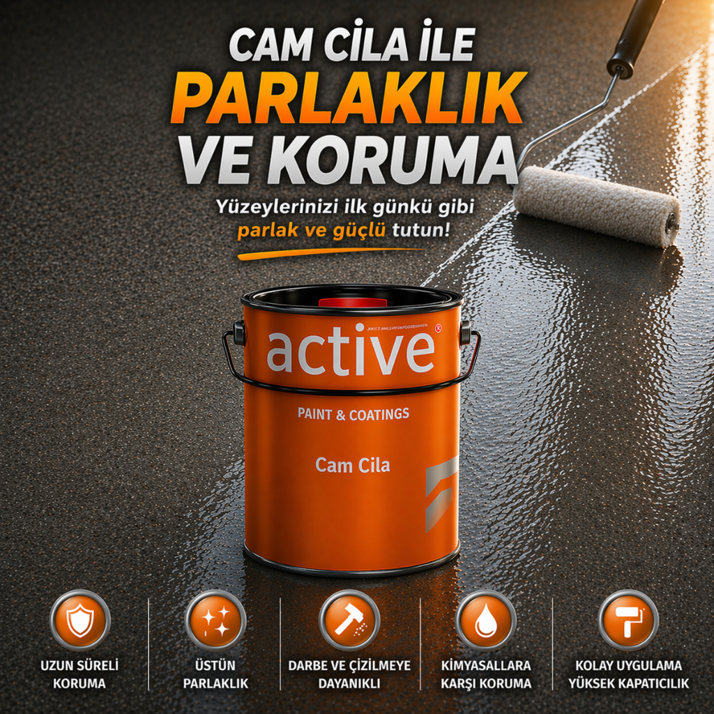 Çizilmeye Dayanıklı Şeffaf Cam Cila  – Kolay Uygulama, Güçlü Koruma