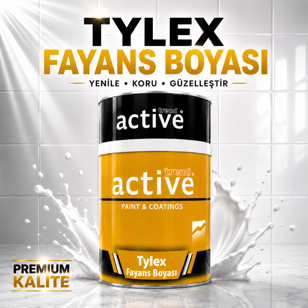 Seramik ve Fayans Yüzeyler İçin Tylex Profesyonel Fayans Boyası