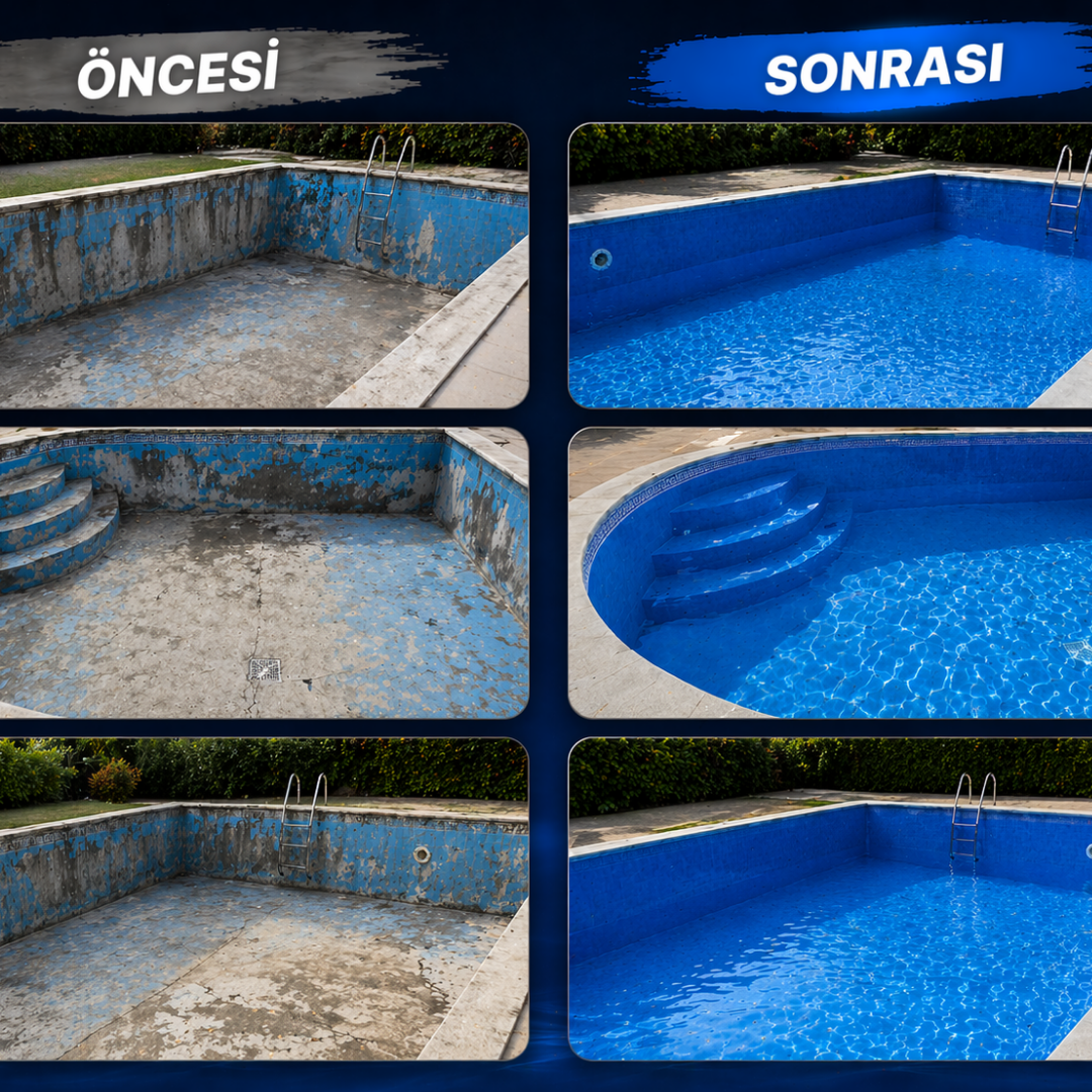 Profesyonel Kullanıma Uygun Su ve Kimyasal Dayanımlı Havuz Boyası