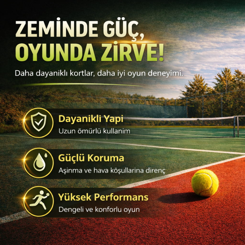 Active  Profesyonel Tenis Kort Boyası