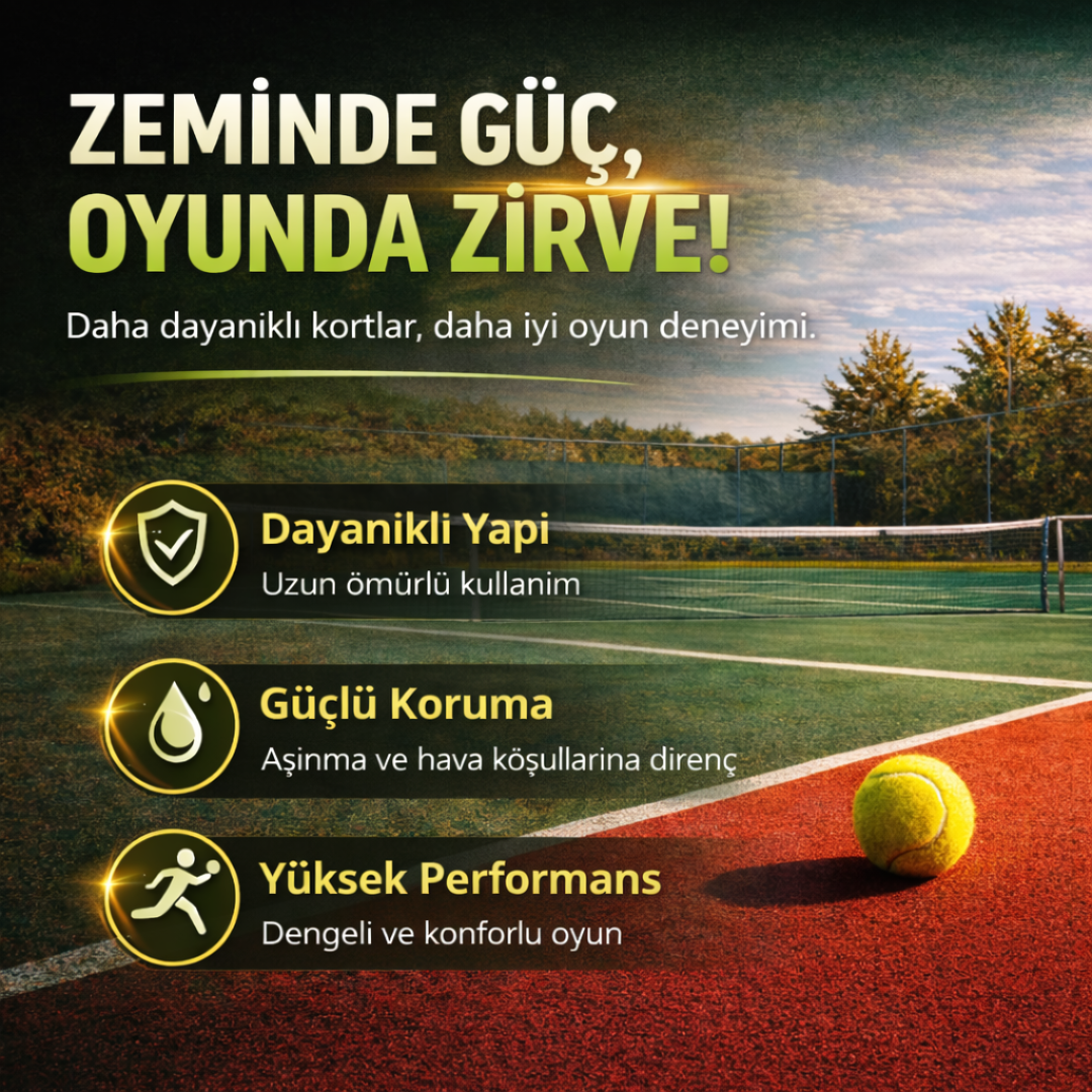 Active  Profesyonel Tenis Kort Boyası