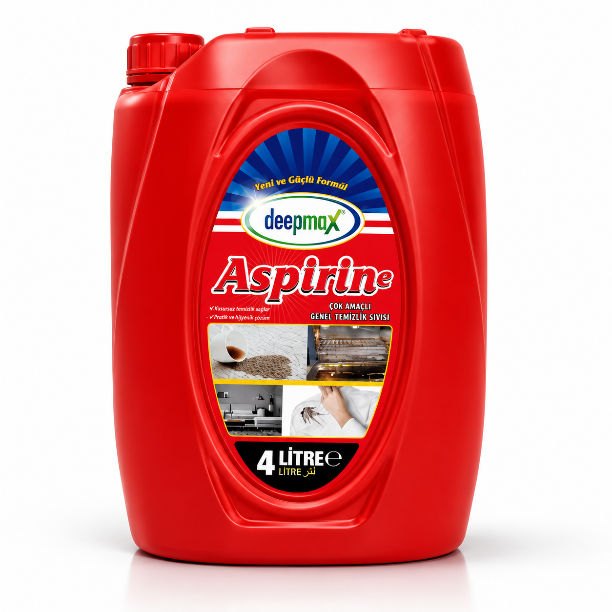 Deepmax 15 Parça Profesyonel Mega Temizlik Paketi  | Mutfak, Banyo ve Genel Temizlik Paketi