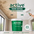Active Özel Tavan Boyası – Mat Görünüm, Yüksek Kapatıcılık, Kokusuz İç Cephe Boyası