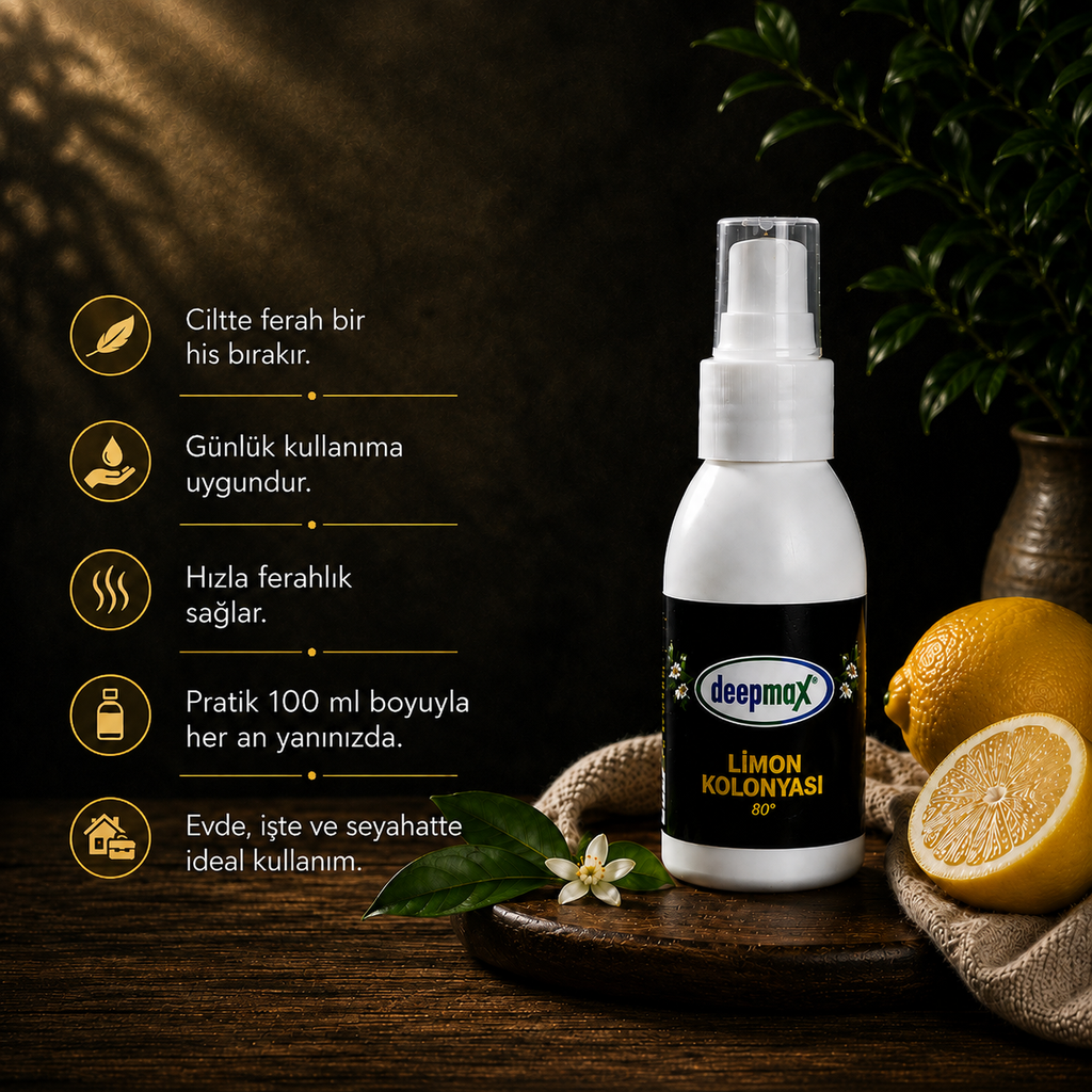 Limon Kolonyası 80° 100 ML