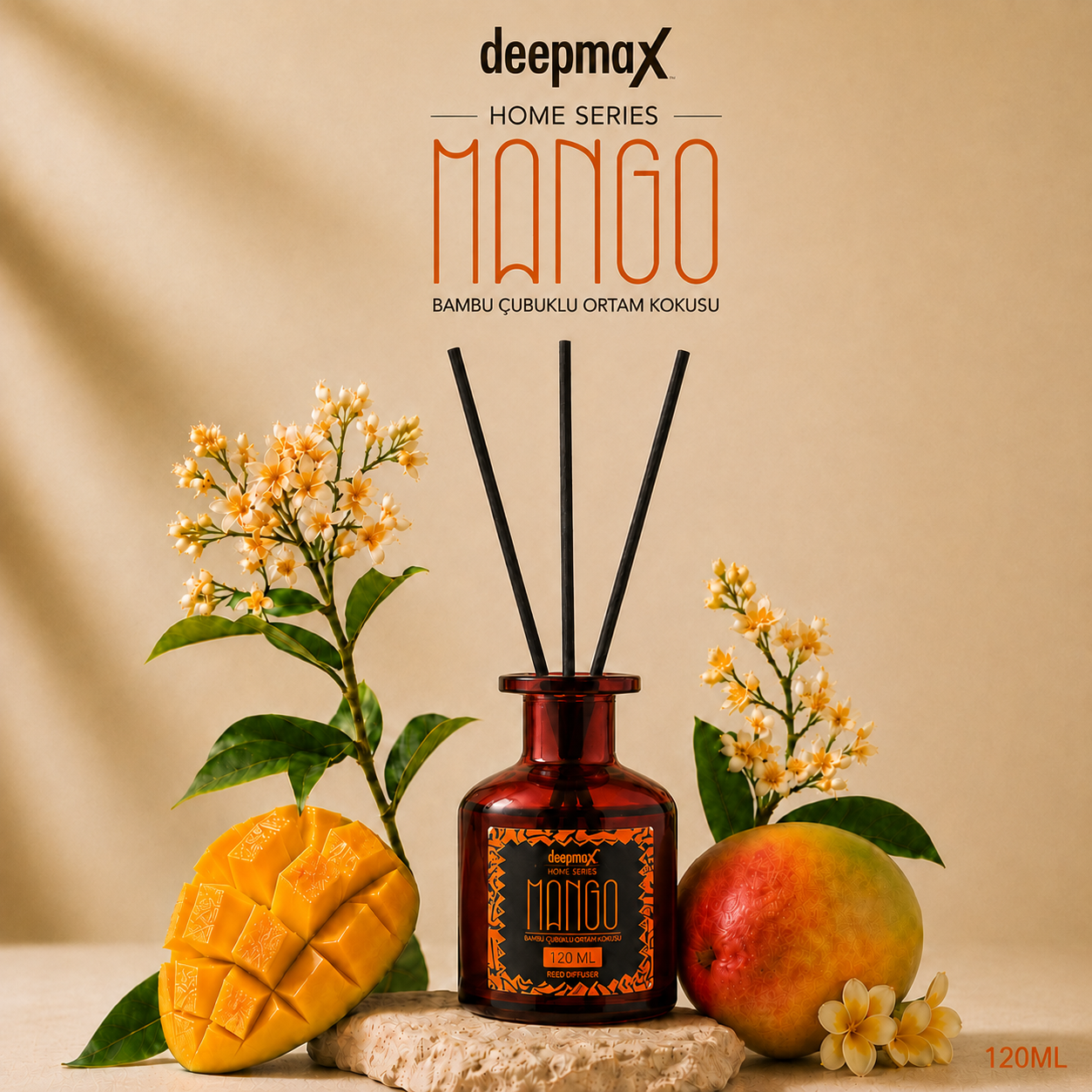 Mango Ortam Kokusu Bambu Çubuklu- 120 ml