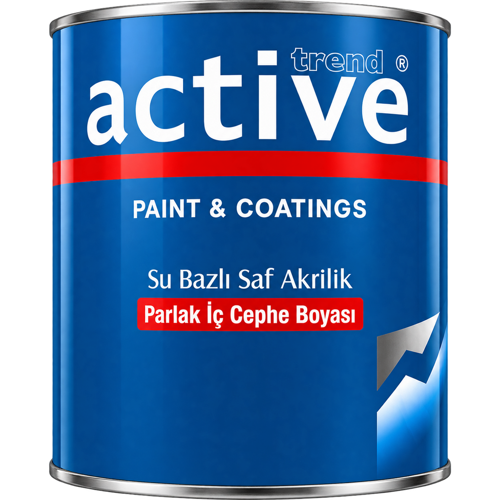 Ahşap, Duvar ve Metal Yüzeyler İçin Boya – Active Trend Su Bazlı Saf Akrilik, Mat & Parlak Seçenekli