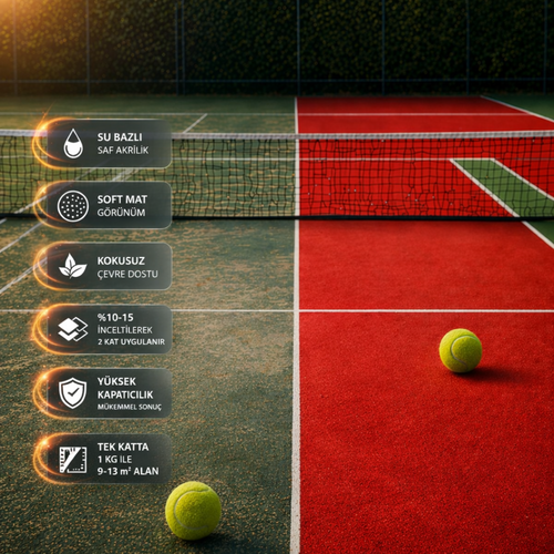 Active  Profesyonel Tenis Kort Boyası