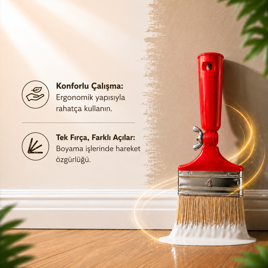 Ayarlanabilir Hareketli Başlıklı Akrobat Fırça No:04