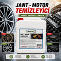 PROFESYONEL JANT & MOTOR TEMİZLEYİCİ Yağ • Fren Tozu • Yol Kirine Güçlü Etki - 5Kg
