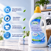 Tüm Beyazlar İçin Çamaşır Deterjanı 3 L x 6 Adet / Oda & Kumaş Parfümü Hediyeli