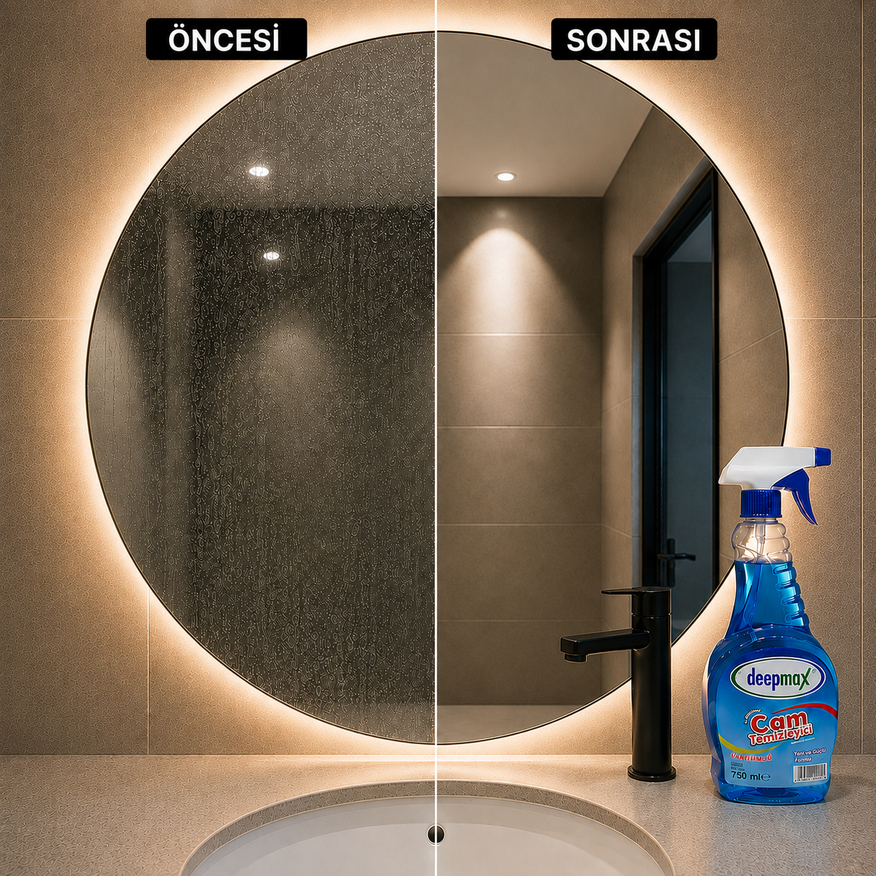 Parfümlü Cam Temizleyici 750 ml