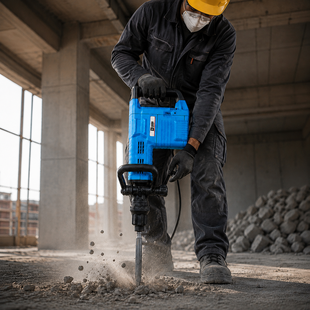 CATPOWER 7911 Profesyonel 1500W Elektrikli Kırıcı – Beton ve Duvar İçin Yüksek Darbe Gücü