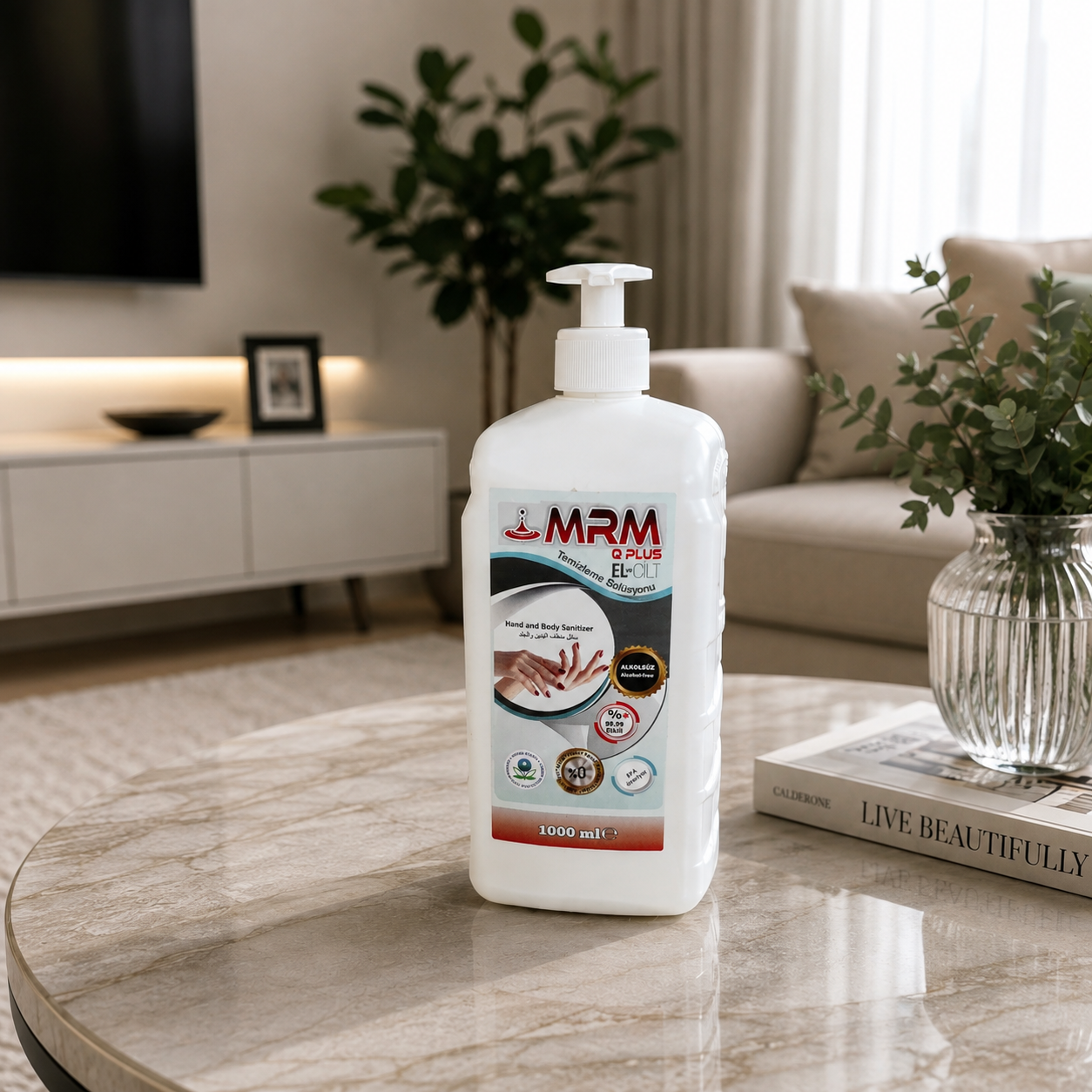 El ve Cilt Temizleme Solüsyonu 1000 ml