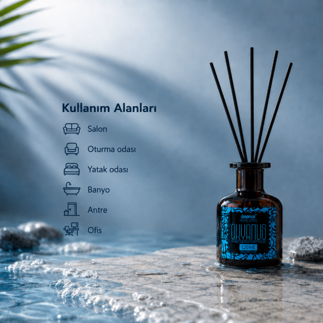 Okyanus Ortam Kokusu Bambu Çubuklu 120 ML