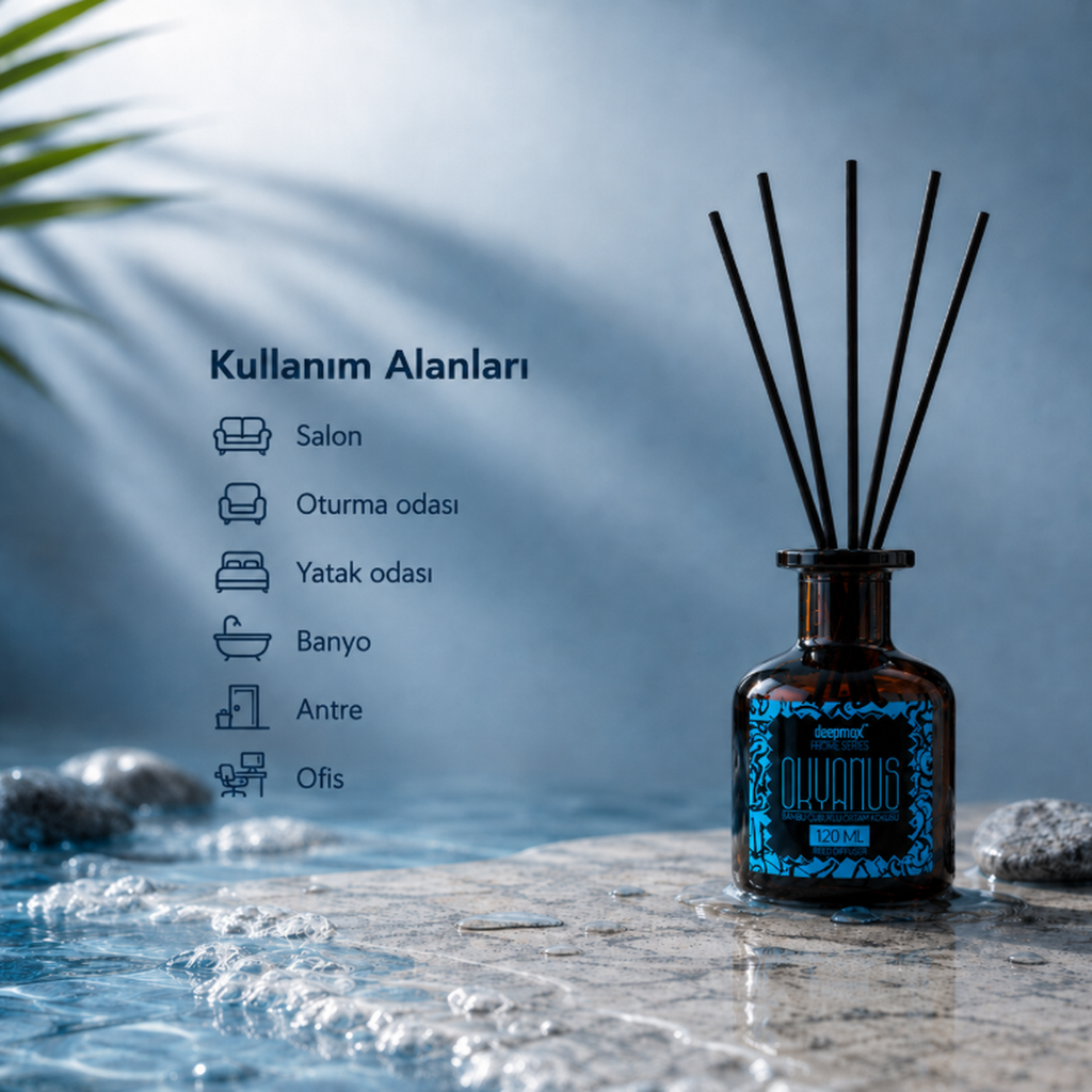 Okyanus Ortam Kokusu Bambu Çubuklu 120 ML