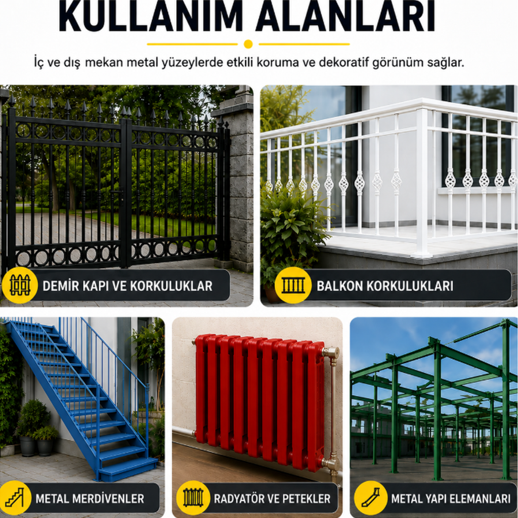 Antipas Boya – Pas Üstüne Uygulanabilen Demir, Çelik ve Metal Yüzeyler İçin Koruyucu Boya