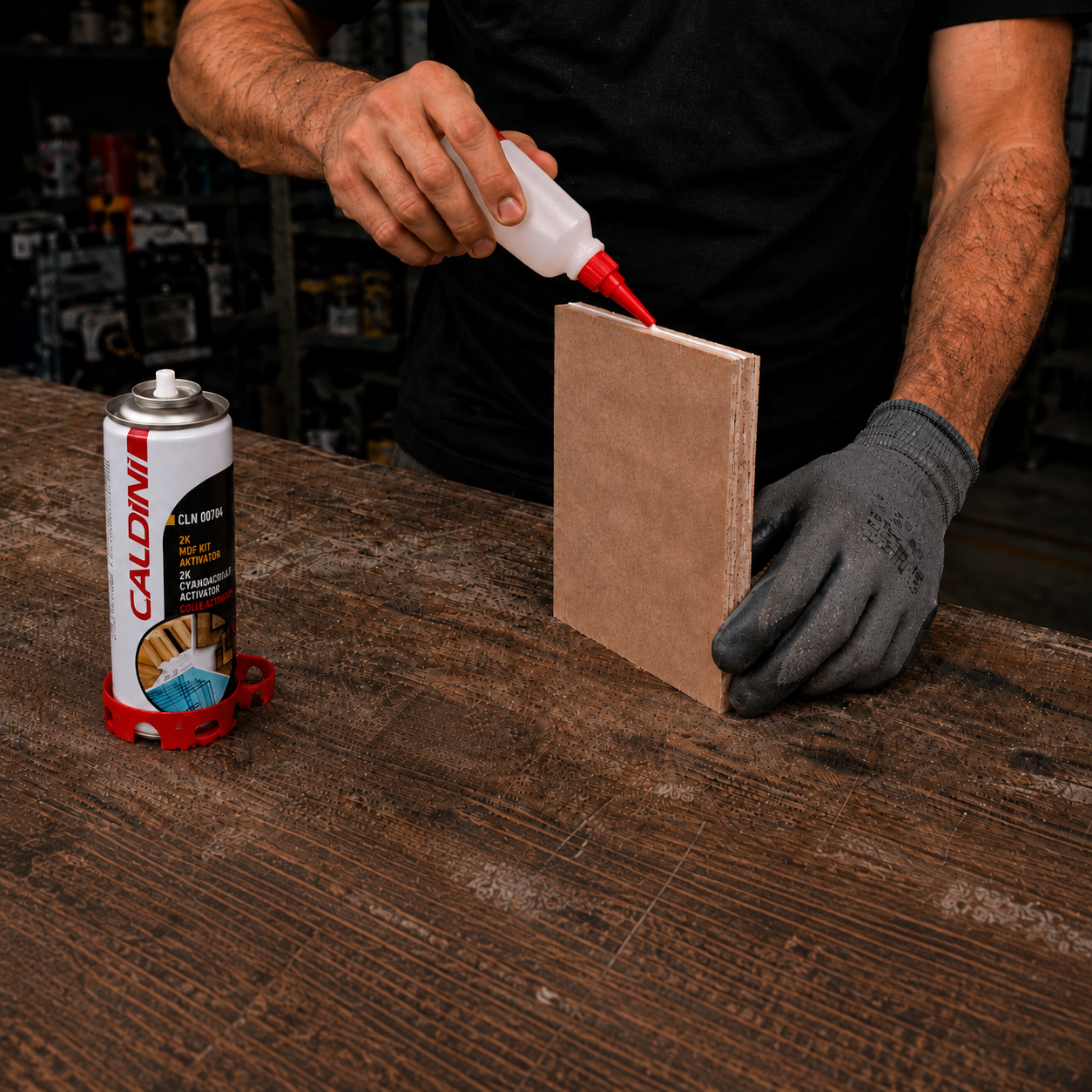 2K MDF Kit Hızlı Yapıştırıcı Seti – Aktivatör Sprey + Siyanoakrilat Güçlü Yapıştırıcı – Saniyeler İçinde Hızlı Kuruma ve Güçlü Tutunma – Ahşap, MDF, Metal, Plastik, Cam ve Seramik İçin Profesyonel Yapıştırma Çözümü