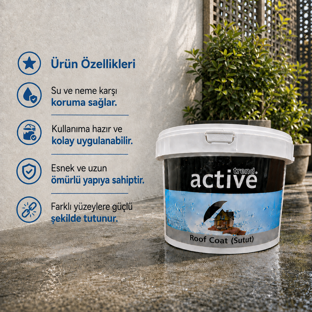Su Geçirmez Kaplama Boyası (Sutut)